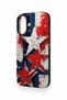 iPhone 16 Compatible Star Flag Patterned Silicone Case - 4