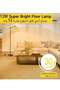 FUOE Floor Lamp with Remote Control 3 Color Temperatures, Long Lamp with Adjustable Linen Shade - 4
