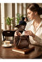 Women's Crossbody Hand and Shoulder Bag - 3-Compartment Zippered Snap Mini Bag 20X14 - 2
