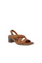 Women's Heeled Sandals with Buckle - 2