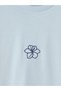 Original Floral Embroidered 100% Cotton Women's T-Shirt - 6