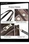 Fashionable Retro Women Handbag Large Capacity Multi Pocket Commuting Shoulder Crossbody Bag for Office Daily Work Brown - 2