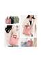 Canvas Tote Bag for Women with Multi Pockets, Trendy Shoulder Handbag with Compartments for shopping, Work, Beach - 5