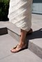 Bosco Women's Nude Tutun Suet Accessory-Detail Mini Padded Sandals - 3