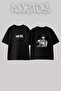 Cardi B_33 Design Printed Unisex Oversize Black Tshirt