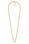 Twisted Chain Gold Color Stainless Steel Women's Necklace