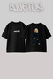Billie Eilish_105 Design Printed Unisex Oversize Black Tshirt