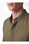 Nevavm Regular Fit 100% Linen Men's Shirt with Difference - 3