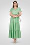 Women Plain Midi Dress, Mint Green