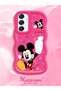 Samsung Galaxy A16 Compatible Case Camera Protective Red Silicone Couple Phone Case Cute Pattern - 2