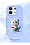 Poco X6 5g Compatible Case Camera Protector Blue Silicone Couple Phone Case Cat Pattern - 2