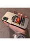 Samsung Galaxy A31 Compatible Hard Acrylic Back Silicone Edge Lens Protection Case - 3