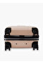 Logo Embossed Hardcase Luggage Trolley with Retractable Handle - 20 inches Cabin Bag - 6