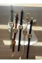 Minimal Leather Cord Women's Wristwatch Cream - 2