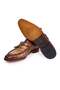 Mink Color Laceless Genuine Leather Men's Shoes - 3