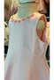 Girl's Special Occasion & Evening Dress and Butterfly Decorated Poncho - Pink - 3