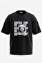 Central Cee_3 Design Printed Unisex Oversize Black Tshirt