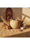 Beige Ceramic Vase with Dual Handles | Rustic Textured Finish | Round Bulbous Body | Home Décor Accent Piece | 20 × 13 cm - 4