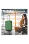 League 55 cm Hard Trolley, 4 Wheels, Green - 5