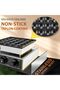 Mini Dutch Pancake Baker Stainless Steel Uniform Heating Non Stick Coating 850W Mini Pancakes Maker for Restaurant - 6