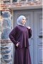 طقم مودال مع تنورة مزينة بأزرار - 4