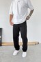 Black Premium Design Baggy Fit Trousers - 2