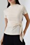 Women's Sandy Buckle Draped Blouse - 5