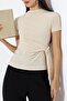 Women's Sandy Buckle Draped Blouse - 7