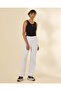 Women Burgundy Printed Straight Leg Pants - 5