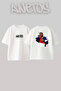 Drake_28 Design Printed Unisex Oversize White Tshirt