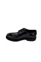 4658 black genuine leather men's classic shoes - 6