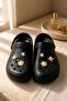 Size 37 High Sole Decorated Cros Slippers - 2