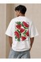 Palestine Watermelon Pattern Oversized Unisex T-Shirt – Aesthetic Graphic Printed Short Sleeve Streetwear T-Shirt