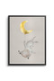 Gold Moon Bunny Kids Wall Art | Portrait Framed Canvas Print with Gold Foil Embossed | Luxury Islamic Decor for Kids Room - 2