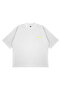 Unisex Women's and Men's T-Shirt with Written Logo, Front Print, Oversize, Thick Fabric, Comfortable Cut, Cotton T-Shirt - 3