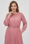 Women Pleated Maxi Dress, Mauve - 2