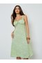 Mint Green Ditsy Print Midi Dress - 3