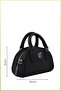 Sofia Women's Baguette Hand and Shoulder Bag - Black - 2