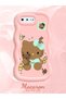 iPhone 8 Plus Compatible Case Camera Protector Pink Silicone Couple Phone Case Kitty Pattern - 2