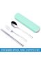 - Spoon, Fork & Chopsticks Set - Green - 3