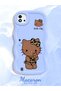 Realme C11 2021 Compatible Case Camera Protector Blue Silicone Couple Phone Case Kitty Pattern - 2