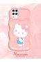 Samsung Galaxy A12 Compatible Case Camera Protector Pink Silicone Couple Phone Case Kitty Pattern - 2