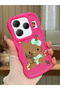 Infinix Hot 40 Compatible Case Camera Protector Red Silicone Couple Phone Case Kitty Pattern