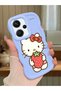 Redmi Note 13 Pro Plus 5g Compatible Case with Camera Protector Blue Silicone Couple Phone Case Kitty Pattern
