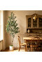 Lifelike 152cm Double Stem Faux Olive Tree With Olive Fruits Zero Maintenance Potted Plant - 4