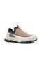 2233 Beige Navy Blue Kids Sneakers - 2