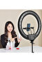 RL-14 LED Ring Light 14 Inch Soft Ring Light for Smartphones YouTube TikTok Videos with Tripod & 3 p - 5