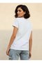 Cotton T-shirt with Slogan Embroidery - 4