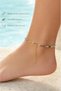 Multicolor Sand Bead Anklet Adjustable Gold Color Closure Summer Anklet - 2