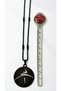 3.5 cm Plate Black Color Double Sided Ayetel Kursi Embroidered 60 cm Bar with Thick Doc Chain 316L Stainless Steel Necklace - 4